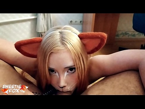❤️ Kitsune ngelek kontol jeung cum dina sungut nya ️❌ porno keras di urang ❤